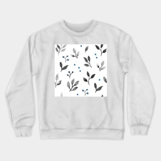 Leaf Pattern Crewneck Sweatshirt